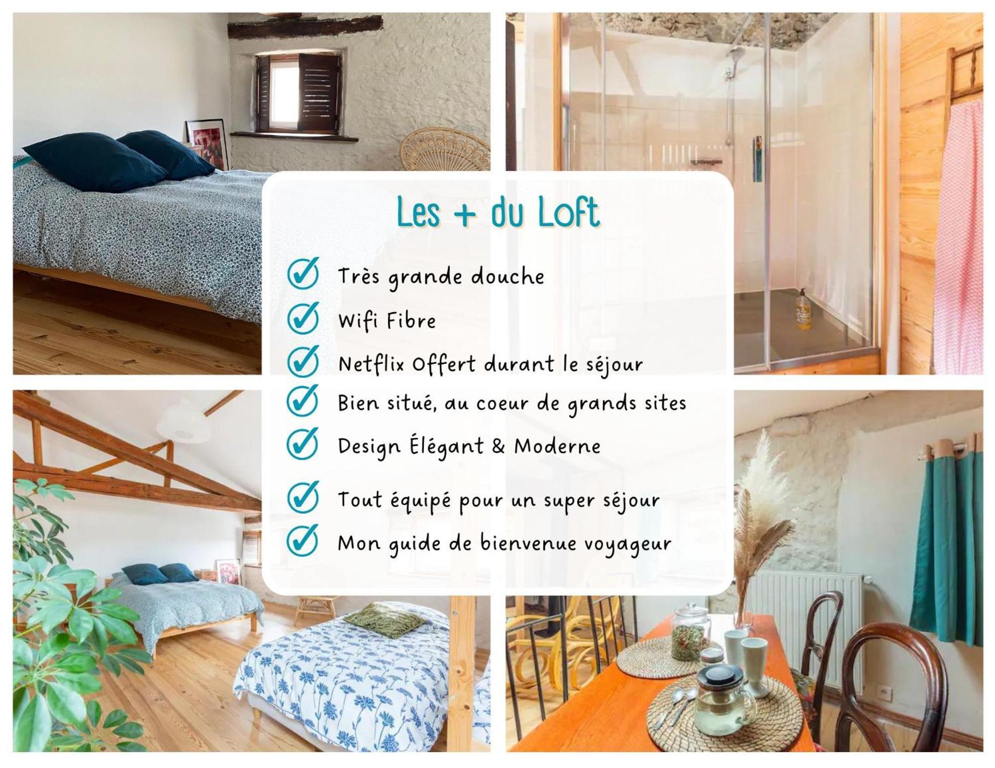 Chambre Triple Deluxe - Gite De La Louve Fougax-et-Barrineuf Exteriör bild